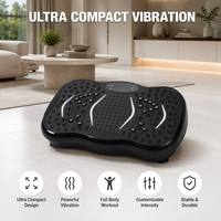 Plateforme vibrante d'exercice haute performance, portable et ultra-mince pour amincir le corps – Appareil de fitness à vibrations