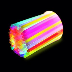 100pcs/Pack 200mm Neon Glowing LED Battery Operated Eco-Friendly Bracelet Sticks Party Supplies Favors Graduation Thanksgiving - Product Image 3