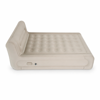 Matelas Gonflable Queen Size avec Pompe à Batterie Intégrée, Tissu Stratifié, 40 cm, Portable pour la Maison et le Camping, ODM