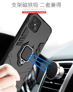 Venta al por mayor a prueba de golpes a prueba anillo magnético titular de la PC del TPU armadura teléfono móvil <span class=keywords><strong>funda</strong></span> protectora Coque <span class=keywords><strong>Oppo</strong></span> A92S / <span class=keywords><strong>Reno</strong></span> <span class=keywords><strong>4Z</strong></span> 5G - Product Image 6