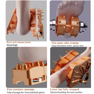 Nouveau modèle de masseur de <span class=keywords><strong>pieds</strong></span> <span class=keywords><strong>à</strong></span> pétrissage d'air 3D avec thérapie par la chaleur et minuterie pour la relaxation de la semelle et du mollet <span class=keywords><strong>à</strong></span> la maison - Product Image 4