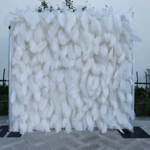 סין תפאורת רקע חתונת דקורטיבי פרחים מלאכותיים אדמונית רוז הידראנגאה חתונת קישוט רכב שער קיר פרח שטיח