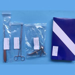 Bộ dụng cụ phẫu thuật phụ khoa khám phụ khoa với kẹp tử cung - Product Image 3