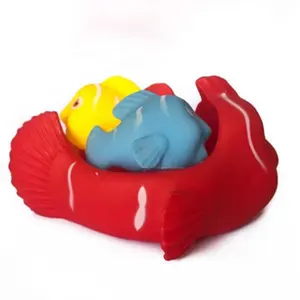 Toptan bebek banyo oyuncakları nemo-Yüksek kalite sevimli çevre dostu PVC bebek yüzer Nemo balık banyo oyuncakları