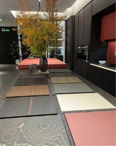 ชุดตู้ครัวสำเร็จรูปดีไซน์หรูหราสไตล์อิตาลีสำหรับโรงแรมเชิงพาณิชย์ทันสมัย พร้อมตู้เก็บของติดผนังและชุดไอส์แลนด์สำหรับห้องนั่งเล่น โครงสร้างโลหะ - Product Image 5