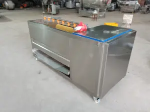 Roller Fruit And Vegetable Cleaning Machine Provided Fully Automatic Electric Cassava Peeling Machine/potato Cleaner Washer/wool