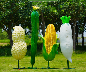 รูปปั้นเรซินไฟเบอร์กลาสเห็ดเหมือนจริงสำหรับตกแต่งสวนในเทพนิยาย - Product Image 5