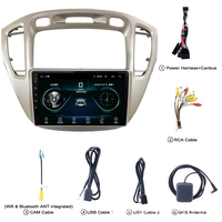 Autoradio GPS Android avec caméra de recul pour Toyota Highlander 2000-2006