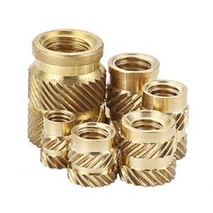 Giảm Giá Hấp Dẫn Đai Ốc Chèn Nóng Chảy Bằng Đồng Thau Đai Ốc Nhôm Có Khía M4 Đai Ốc Có Khía Bằng Nhựa Đai Ốc Ngón Cái - Product Image 5