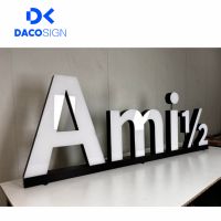 Enseignes lumineuses 3D LED élégantes DakeSign pour salons professionnels – Conception gratuite, couleurs personnalisables, étanches IPX6, panneau décoratif