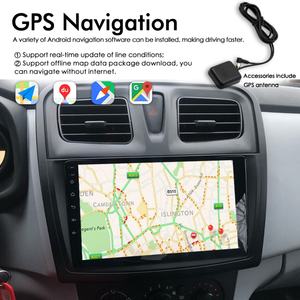 Radio para Auto con CarPlay Inalámbrico, Android 13, Control por Voz con IA, 128GB, Navegación GPS para Renault Logan Sandero 2012-2019, Reproductor Multimedia de Video - Product Image 4