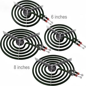 Kit de 4 éléments chauffants électriques en acier inoxydable de haute qualité MP15YA MP21YA pour cuisinière et four, 6/8 pouces - Product Image 1