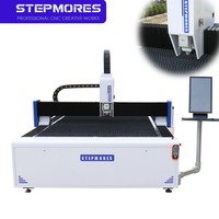 Venta de Fábrica: Máquina de Corte Láser de Fibra de Acero Inoxidable 1530 con Controlador Raytools o Au3tech para Corte Preciso