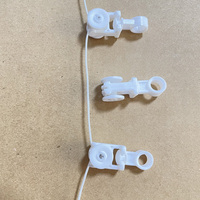 Supports de rouleaux à plis ondulés avec bouton, par rouleau de 50 m pour rail motorisé Somfy 5,5 cm