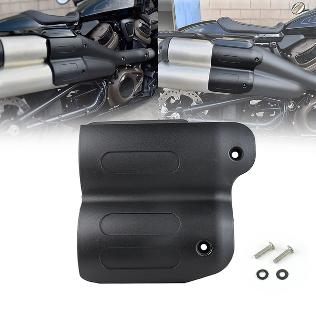 Atubeix AX-22HL1 Motorcycle Black Rear Passenger Heat Shield Deflector Cover for SS1250 Sportster S 1250 RH1250 2021-2022