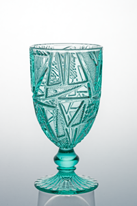 Calice in Vetro con Tema Geometrico Classico, Colore Solido, Lavabile in Lavatrice - Product Image 2