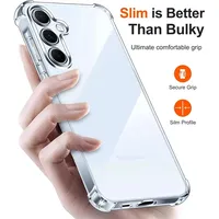 Coque Antichoc pour Samsung Galaxy A55 A54 5G A15 A35 A25 A34 A14 A24 A33 A53 A13 A32 A73 A52 A51 A12 A16, Housse de Téléphone Transparente