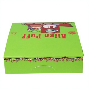 Papier à rouler Alien Puff imprimé Noël, format King Size, brun non blanchi, écologique, qualité alimentaire, végétalien, gomme naturelle pure, combustion lente - Product Image 5
