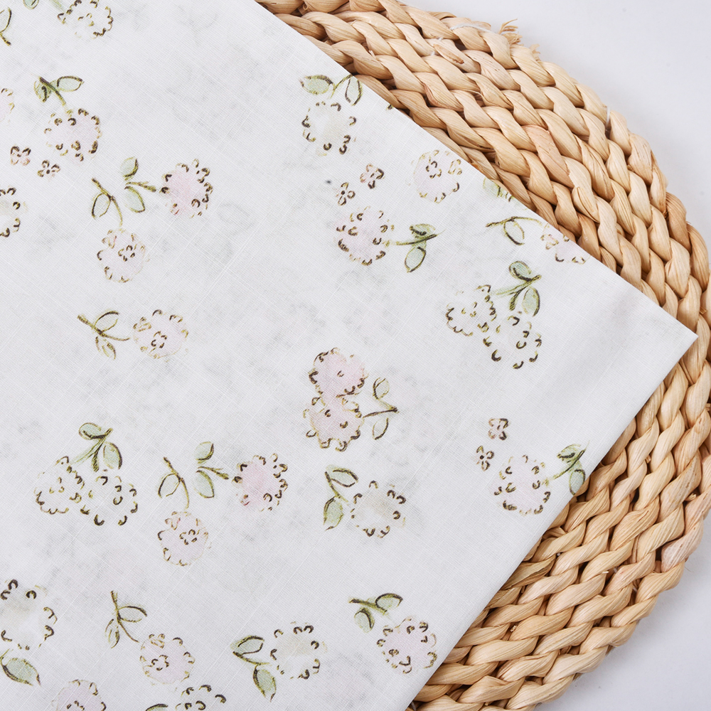 Custom Woven Printed Anti-static High-quality Medium Weight 180g/m Cross Style Microfiber Fabric for Curtains Apparel Bedding