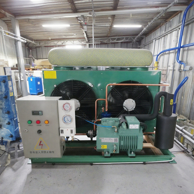 For Two Stage Air Cooled Cold Room for Screw Compressor Condensing Unit -20-8C 3-40HP Competitive Price