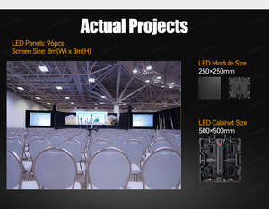 จอแสดงผล LED ขนาดใหญ่กันน้ำสำหรับเช่าใช้งานบนเวที  ราคาสำหรับคอนเสิร์ต P2.9 P3.9 จอ LED สำหรับเช่าใช้งานกลางแจ้ง - Product Image 5