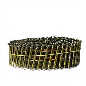 Clavos en rollo galvanizados amarillos resistentes a la oxidación de 2.1x32mm para la fabricación de palets de madera, precio económico desde Vietnam - Product Image 1