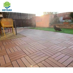 WPC พื้นไม้ผสมพรีเมี่ยม, พื้นไม้ผสมพรีเมี่ยมสำหรับระเบียงสวนกระเบื้องคอมโพสิตกันน้ำขนาด30x30x60ทันสมัย - Product Image 2