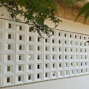 Panneau mural 3D moderne Double face PU ABS polyuréthane composant de ciment <span class=keywords><strong>brique</strong></span> creuse pour hôtel bloc décoration murale <span class=keywords><strong>cloison</strong></span> - Product Image 3