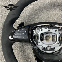 Volant de voiture en Alcantara personnalisé amélioré pour Mercedes Benz W205 W204 W212 W211 W213 E300 W218 W222 AMG