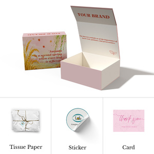 Tùy chỉnh A5 in logo hộp bưu phẩm gửi thư các tông sóng Bưu Chính Quà Tặng gấp bao bì Kraft bưu phẩm vận chuyển hộp giấy - Product Image 1