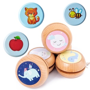 Juguete Educativo para Niños, Mini Yo-yo de Madera con Forma de Ala, Juego Tradicional de Ocio Interactivo y Competitivo, Personalizable - Product Image 1