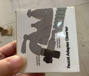 Robinet de dérivation en laiton chromé pour filtre à eau avec raccord cannelé pour salle de bain, <span class=keywords><strong>douche</strong></span> ou toilettes - Product Image 2