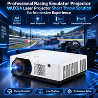 Projecteur laser WUXGA professionnel pour simulateur de course, solution à courte focale pour une expérience immersive