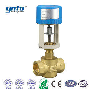 DN25 HVAC 24V Tuyến Tính Điện Thiết Bị Truyền Động Brass 2-Cách Điều Khiển Nước Van Shutoff OEM Tùy Chỉnh Khu Vực Van Điều Khiển Van - Product Image 2