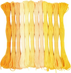 447 Colores de Hilos para Punto de Cruz, Hilos de Bordado de Poliéster - Product Image 1