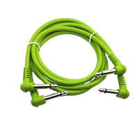 Câble de guitare mâle à angle droit 1/4 "Câble de microphone TRS 6.35mm