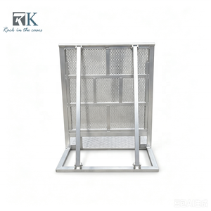 Barrière de contrôle des foules portable, anti-rouille, barrière de contrôle des foules pour concerts, clôture de sécurité pour événements - Product Image 1