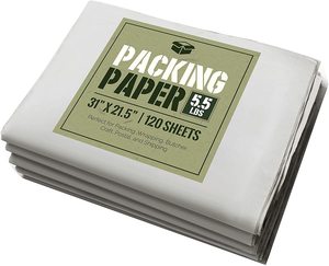 Feuilles de papier journal pour déménagement, emballage cadeau non imprimé, papier journal propre - Product Image 1