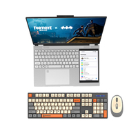 Ordinateur portable à double écran avec clavier AZERTY personnalisé 15,6 pouces + 7 pouces IPS, tout neuf, professionnel, 16 Go de RAM, 128/256/512 Go, SSD 1 To