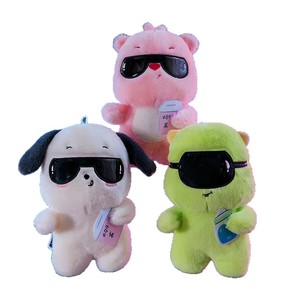 Envío Gratis Transfronterizo: Juguete de Peluche de Oso Monstruo con Gafas de Sol, Divertido y Adorable, Regalo Unisex con Relleno de Poliéster y Algodón PP - Product Image 1