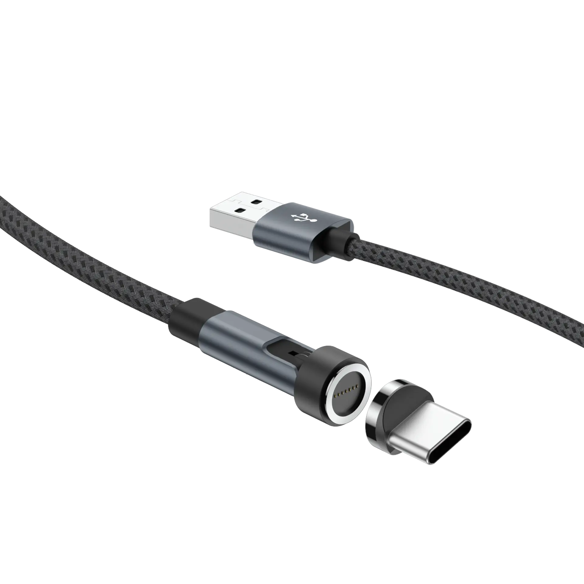 Fabricant C chargeur magnétique de données de téléphone portable à Charge rapide, câble de données USB 3 en 1 magnétique