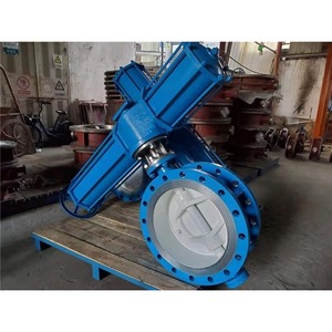 Vanne papillon pneumatique D643F 150LB à joint rigide, type Wafer, pour usage industriel - Product Image 1