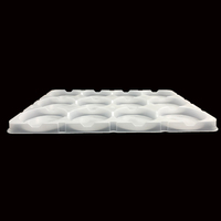 Plateau en plastique rectangulaire PP antistatique, écologique, jetable et personnalisable avec couvercle pour l'emballage d'électronique grand public