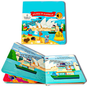 Livre audio pour enfants amusant personnalisé de haute qualité <span class=keywords><strong>comptines</strong></span> pour tout-petits avec livre sonore personnalisé musical - Product Image 1