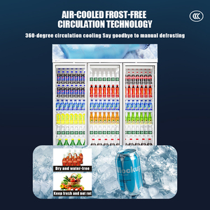 ตู้แช่เครื่องดื่มซูเปอร์มาร์เก็ตตู้เย็นตู้แช่เครื่องดื่มตู้แช่สำหรับร้านค้ามุม - Product Image 5