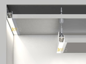 Perfil Arquitectónico para Techos, Iluminación de Borde de Pared, <span class=keywords><strong>Esquina</strong></span> Empotrada, <span class=keywords><strong>LED</strong></span> de Aluminio, Nuevo Aluminio 6063, Aleación - Product Image 3