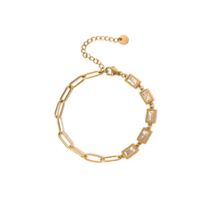 PXK-0244 สร้อยข้อมือแฟชั่นแบบโซ่และแบบเชื่อมต่อ - Product Image 2