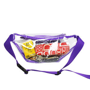 Kantong pinggang plastik bening transparan pvc, kantong sabuk PVC bening transparan, tas panggul tembus pandang, tas pinggang plastik bening - Product Image 3