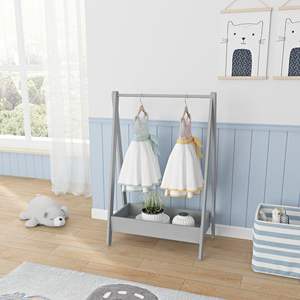 Étagère de rangement supplémentaire suspendue en bois pour enfants - Product Image 2