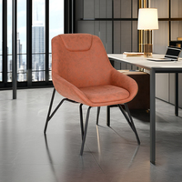 Fauteuil ergonomique exécutif haut de gamme Design moderne avec chaise de bureau en tissu métallique